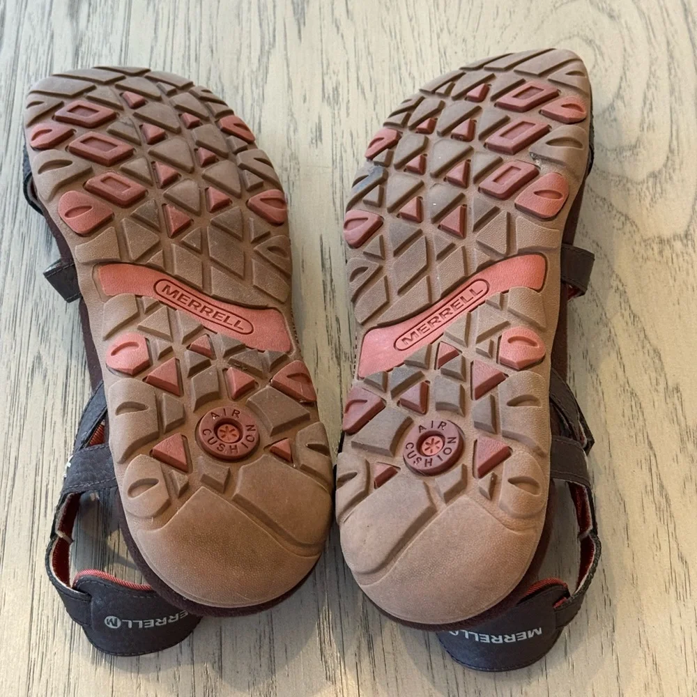 Merrell Sandapur Rose convertible strappy leather sandals women’s size 9 - Picture 9 of 9